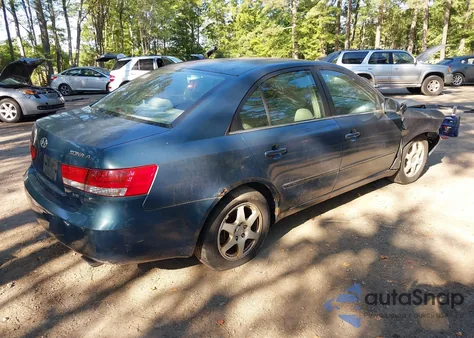 2006 Hyundai Sonata Gls V6/Lx V6 z USA, uszkodzony, nr VIN 5NPEU46F86H067633